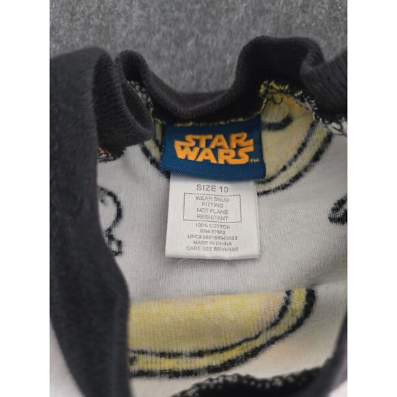 Star Wars Pajama Set Boy Size 10 Multicolor Cotton Blend - Picture 3 of 4